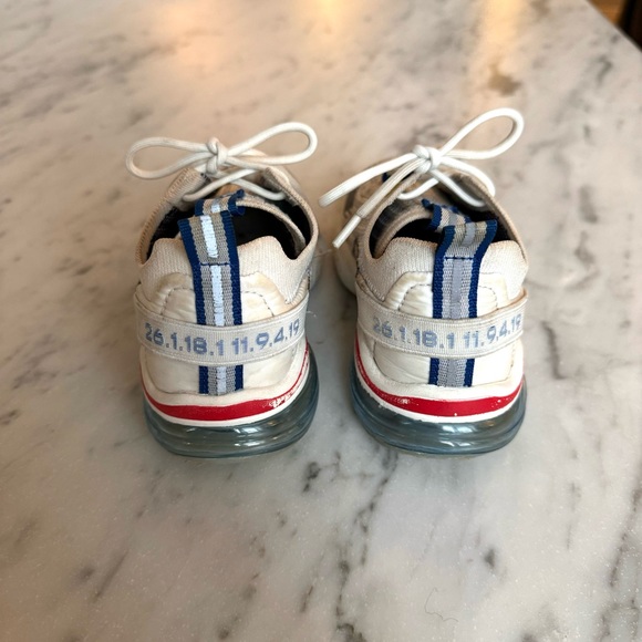 Zara 26 Kids Knit Sneakers White Breathable Tech Runners - Picture 6 of 8